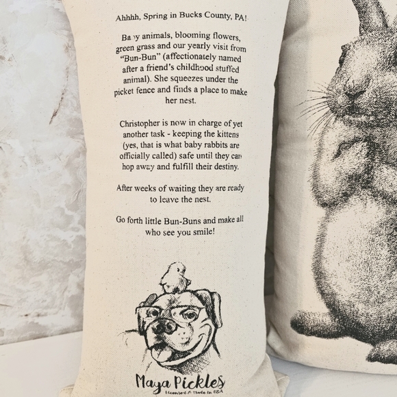 Bunny Decorative pillows - Picture 12 of 16